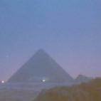 The Pyramids by morninglight - from blogpost “A trip to Egypt – part 1″